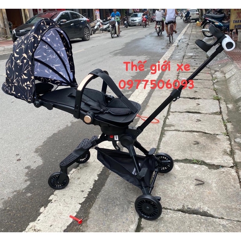 Xe đẩy happy baby - xe đẩy ngả nằm cho bé sơ sinh