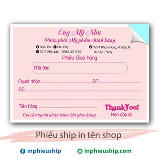 Phiếu giao có keo 400 tờ