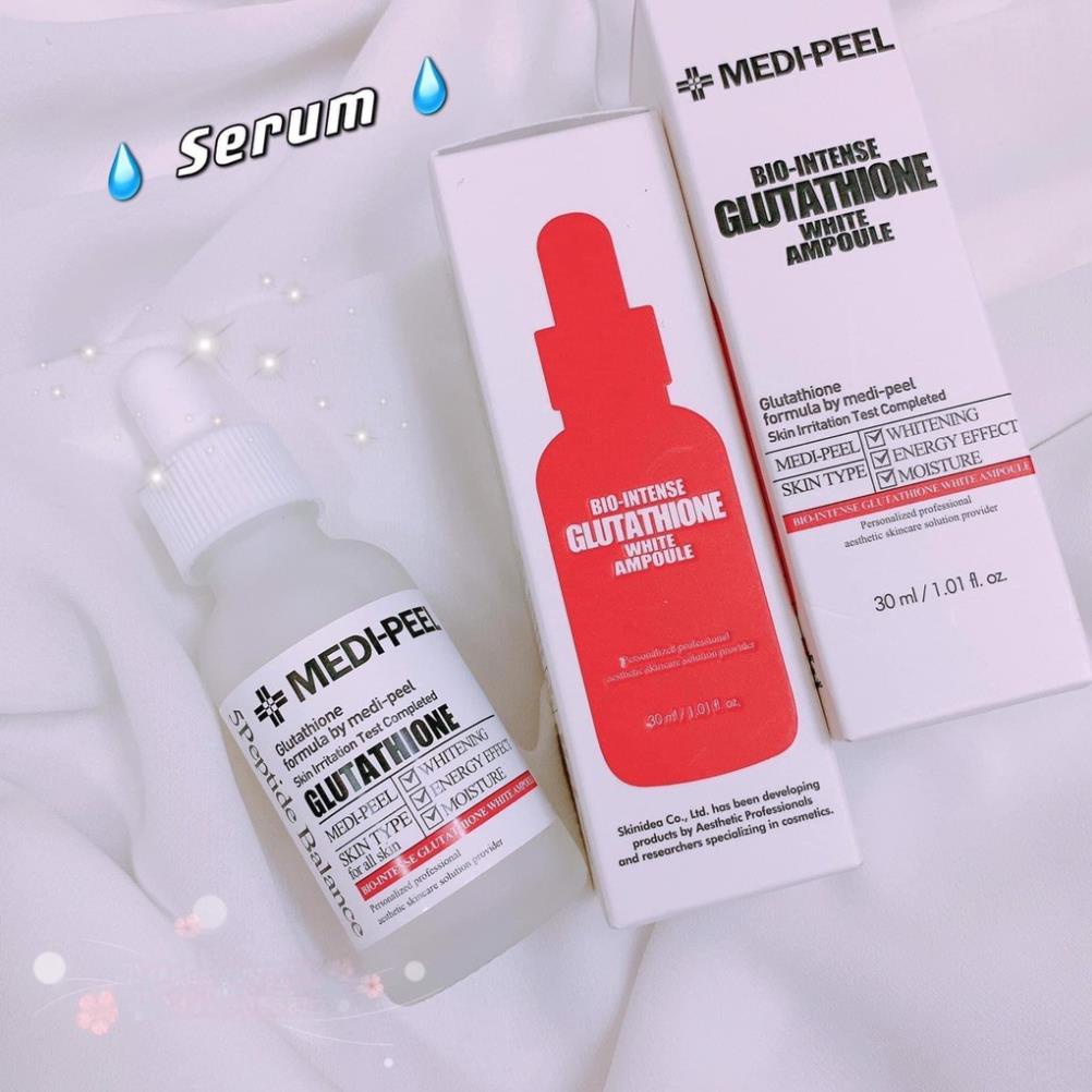 Serum Dưỡng Trắng Cấp Ẩm Phục Hồi Da Medi-Peel Bio-Intense Glutathione 600 White Ampoule 30ml - PINK BEAUTY