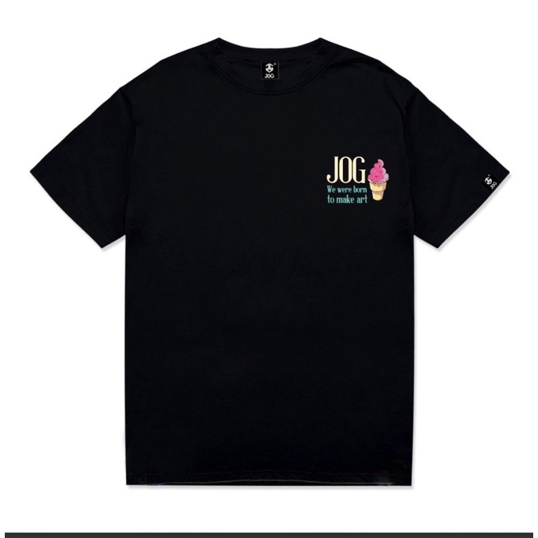 Áo Thun Jog Cream Unisex Dáng Oversize Nam Nữ Cotton 100% Co giãn 4 Chiều