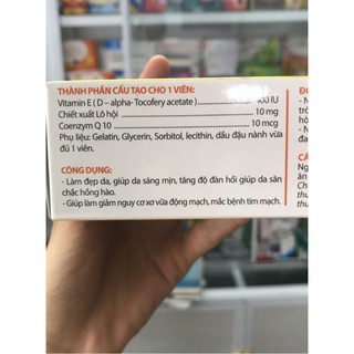 Viên uống vitamin e