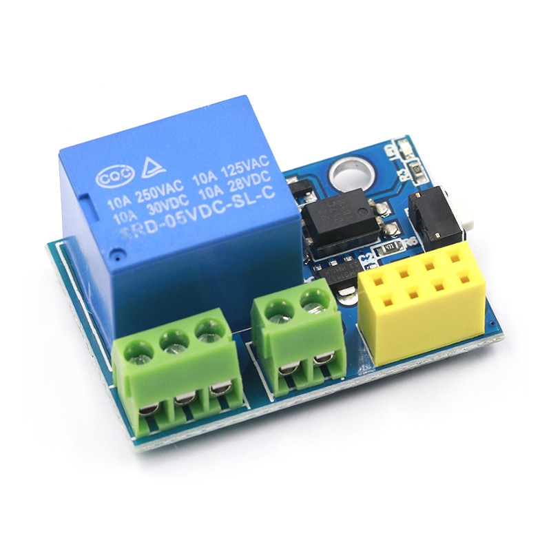 Mô Đun Rơ Le wifi Điều Khiển Từ Xa Thông Minh ds18b20 Dc11 rgb esp-01 esp8266 5v