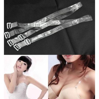 Set 3 đôi dây áo ngực trong suốt