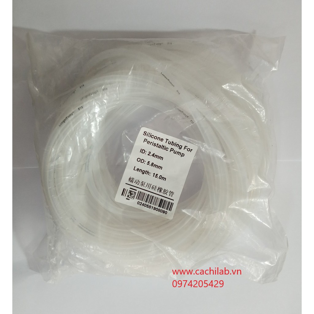 Ống silicon  #19 (số 19) cho bơm nhu động của hãng Longer pump