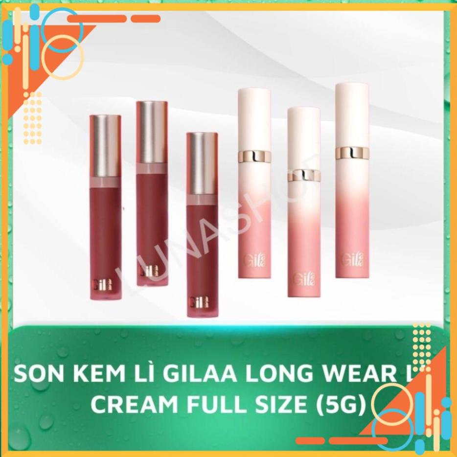 Son kem lì Gilaa long wear lip cream Fullsize (5g) Rich Rosie Collection SHOPAUTH