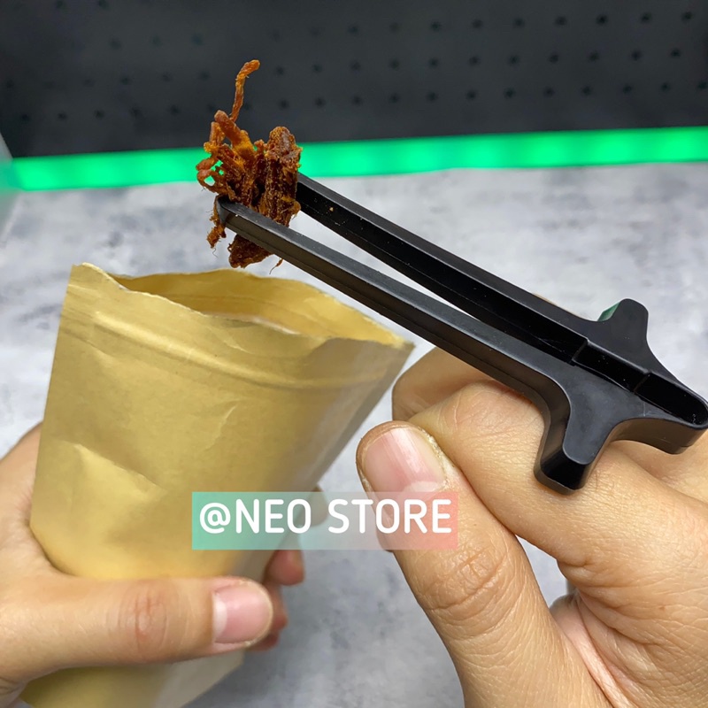 Đũa Lười Đũa 2 ngón Đũa gắp đồ ăn vặt không làm bẩn ngón tay, Đũa nhựa gắp thức ăn
