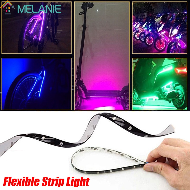 Dải Đèn Led Mềm Nhiều Màu Trang Trí Xe Hơi / Xe Máy