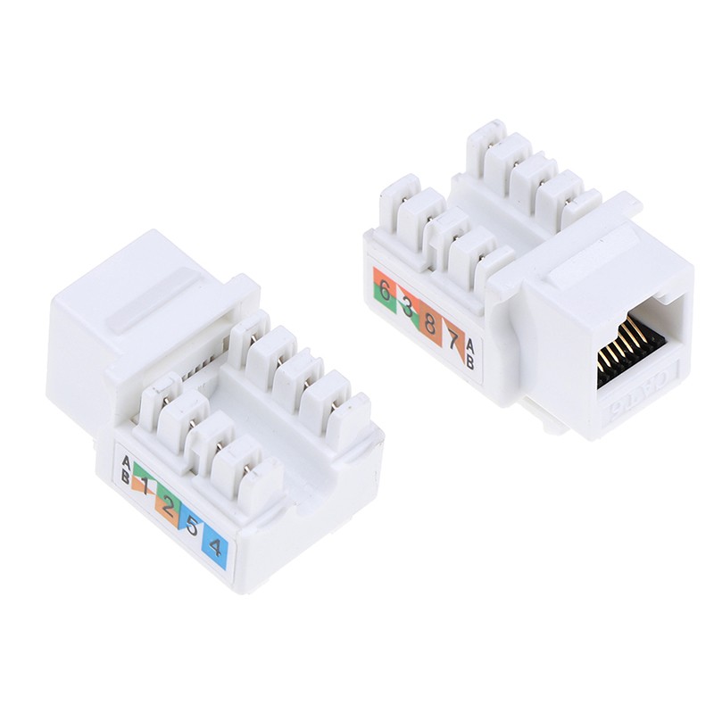 Set 5 Đầu Cắm Dây Cáp Mạng Cat6 Rj45 110