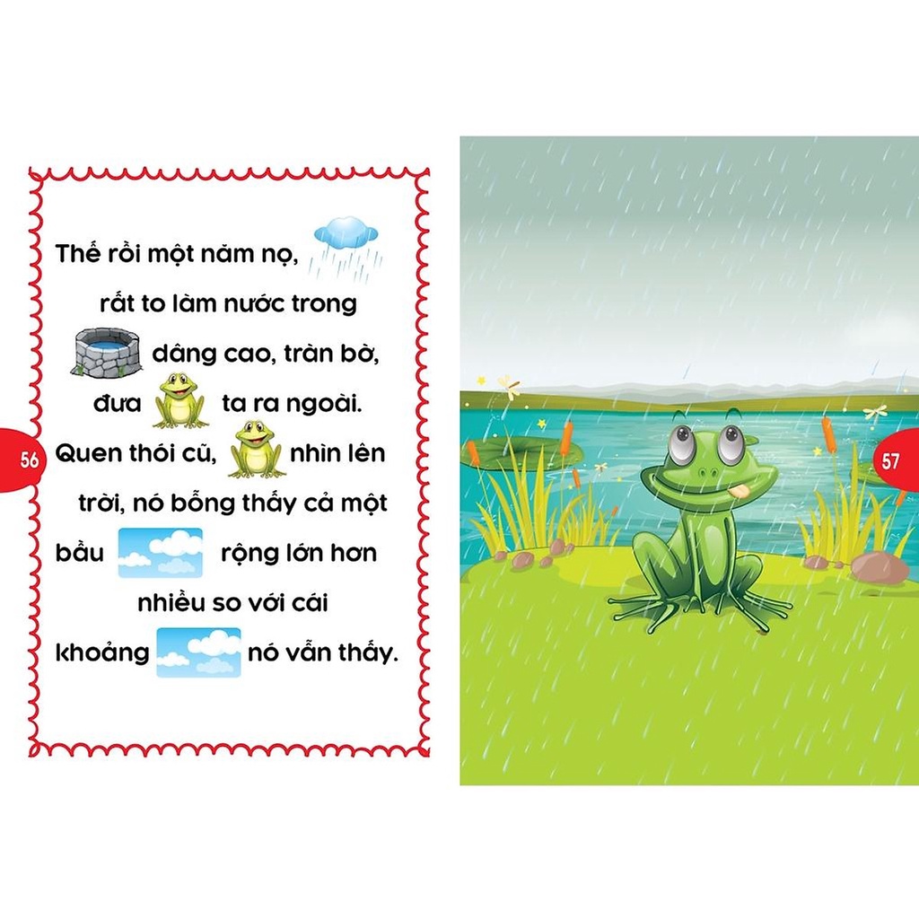 Sách - Bộ Sách Phát Triển Tư Duy Và Ngôn Ngữ Cho Bé - Truyện Đọc Bằng Hình Ảnh - Truyện Ngụ Ngôn Thế giới đặc sắc tập 1