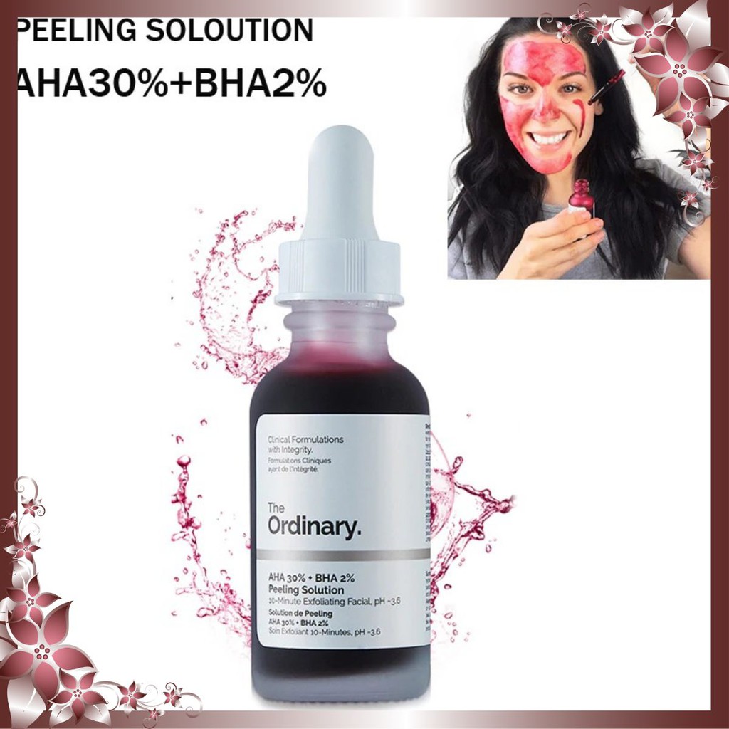 [RẺ NHẤT] The Ordinary AHA 30% + BHA 2% Peeling solution - 30ml - Tẩy tế bào chết hóa học chuyên sâu