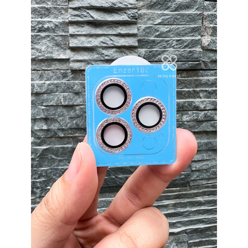 Len Camera Kuzoom chính hãng bản Crystal gắn đá 3 cam