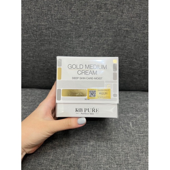 KB PURE GOLD MEDIUM CREAM/ KEM DƯỠNG ẨM DÀNH CHO DA DẦU & HỖN HỢP