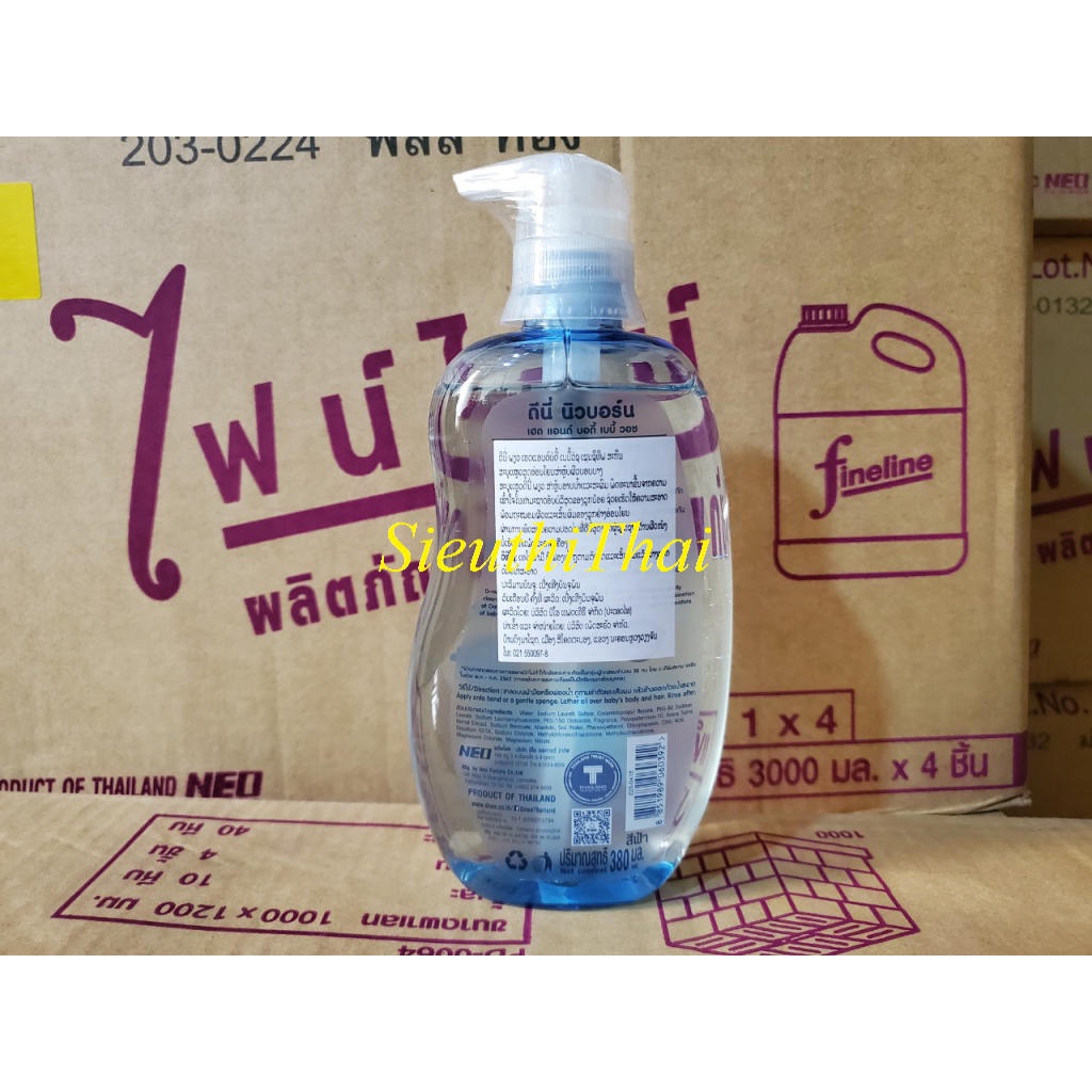Sữa tắm và gội DNEE 380ML dành cho bé - Xuất xứ Thái Lan