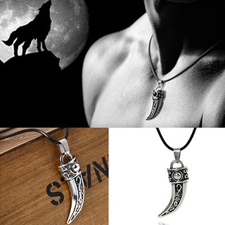 Vòng cổ nanh sói bằng thép không gỉ