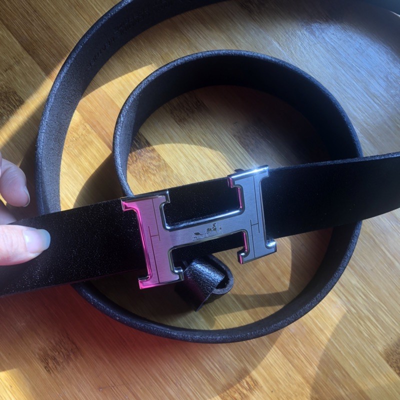 Thắt lưng nam da thật khóa bập, dây luồn phía trong