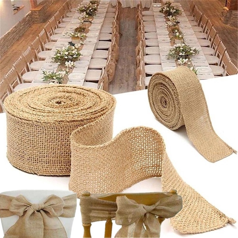 Cuộn Dây Đay Tự Nhiên 1 Cuộn Trang Trí Giáng Sinh / Tiệc Cưới DIY