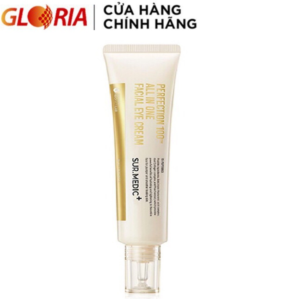 Kem Giảm Thâm Mắt Xoá Mờ Nếp Nhăn SURMEDIC Perfection 100tm All In One Facial Eye Cream 35ml