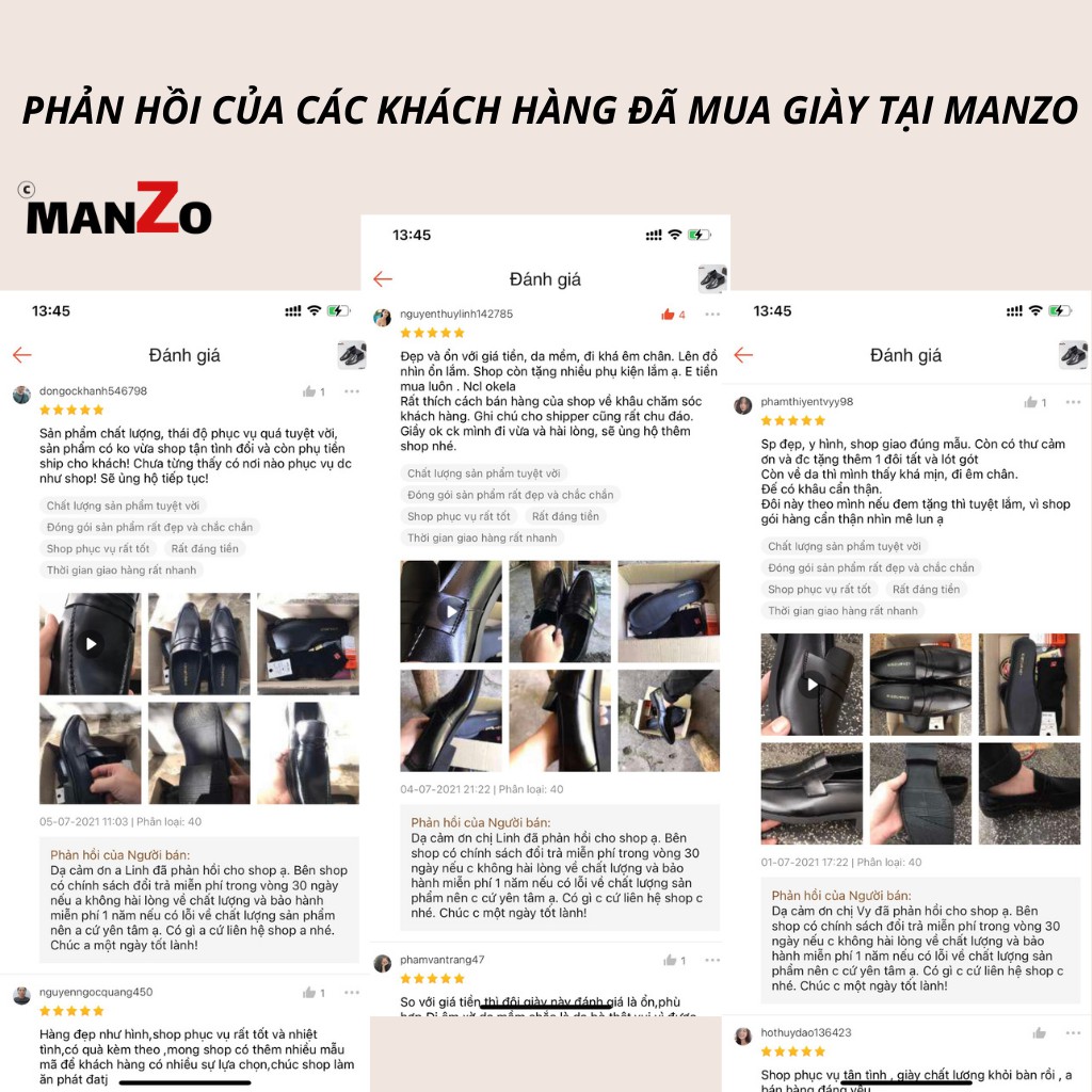 Giày nam da bò sang trọng dành cho dân công sở - Bảo hành tại xưởng Manzo LUX 102