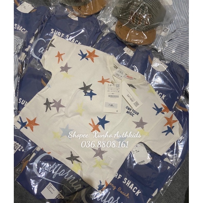 Áo phông Zara auth cộc tay cho bé