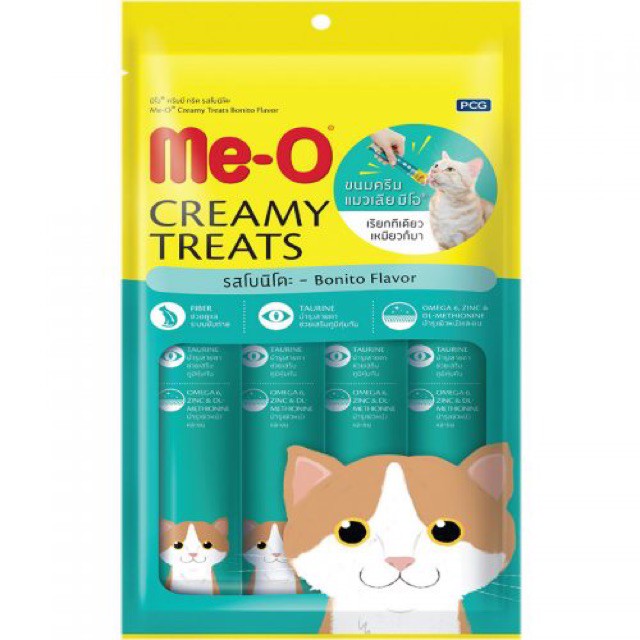 Súp Thưởng Me-O Creamy Treats Cho Mèo ( gói 4 Thanh X 15g)