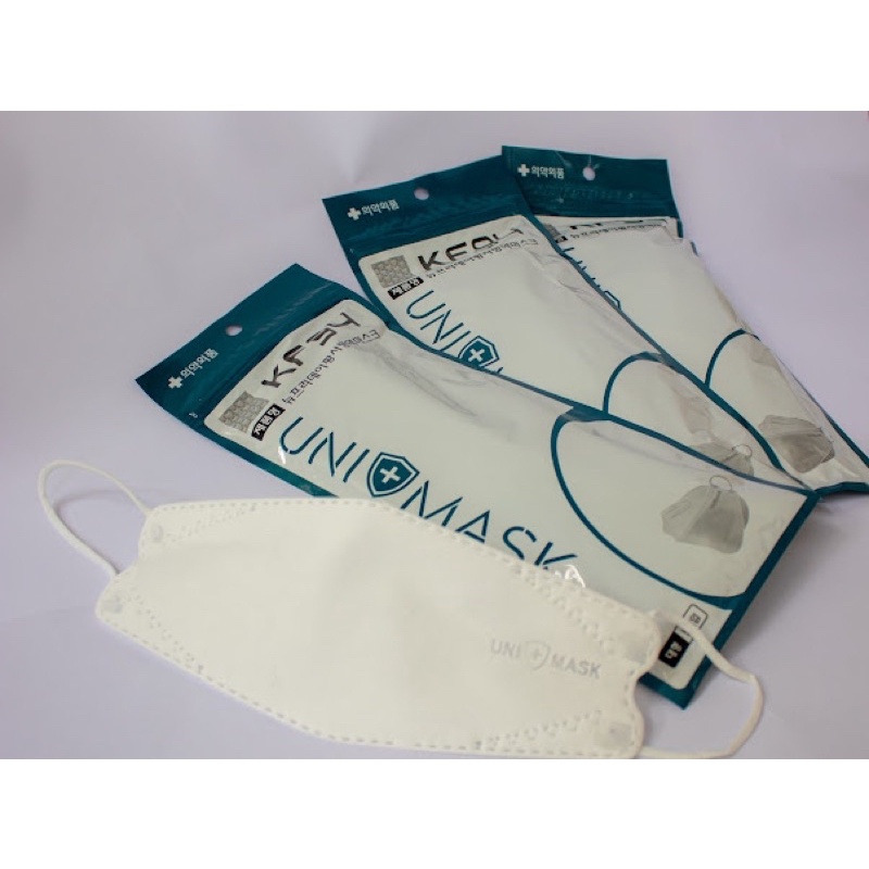 [COMBO 50 cái ] Khẩu trang 4D KF94 UNIMASK Hàn Quốc