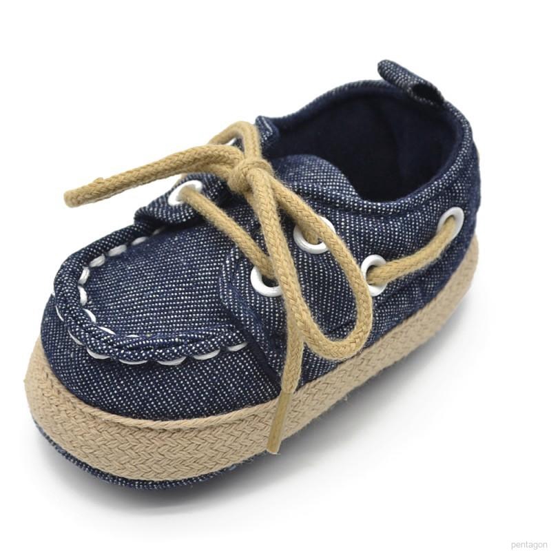 Giày đế mềm phối dây xinh xắn cho bé sơ sinh 0-18 tháng