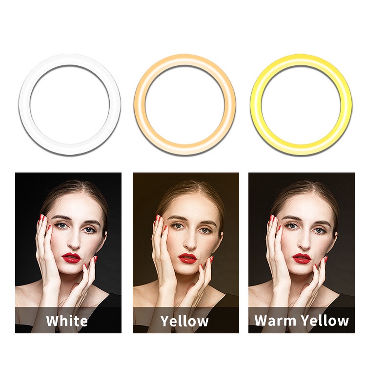 Đèn livestream size 26 30 33 45 cm  tặng chân 2m1  hỗ trợ chụp ảnh quay video livestream chuyên nghiệp