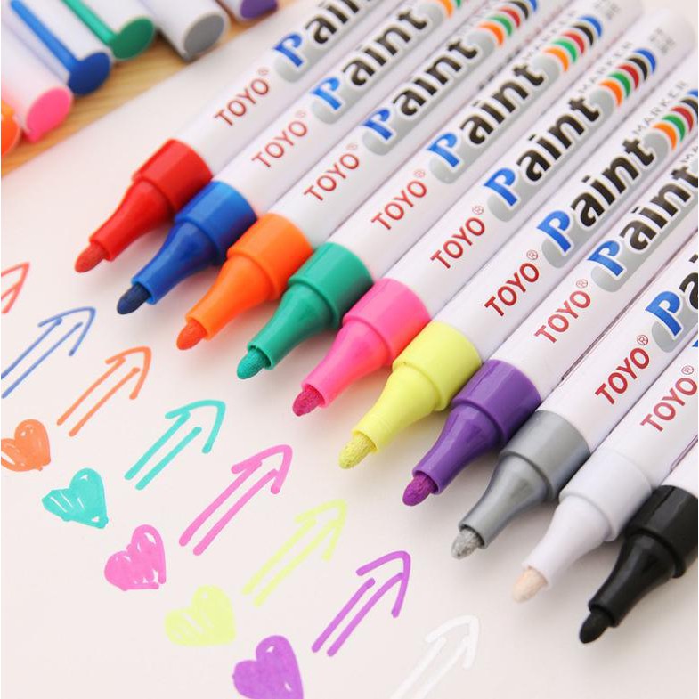 Bút sơn TOYO Paint Marker SA101 - Mẫu mới (Giao màu ngẫu nhiên) [ BÚT LÔNG]