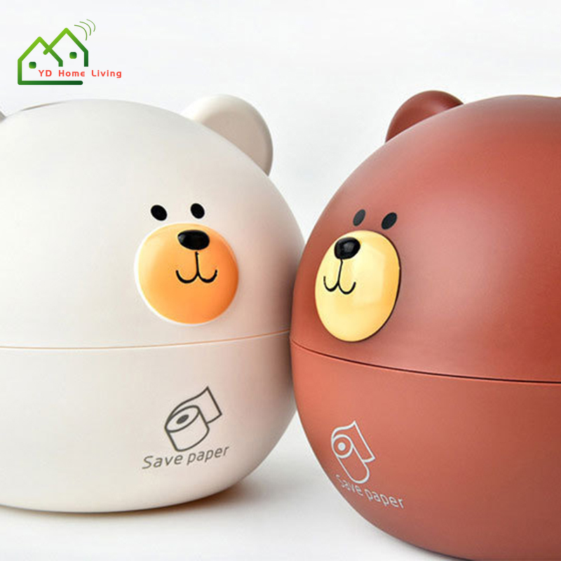 Hộp Đựng Khăn Giấy Hình Gấu Hoạt Hình Đáng Yêu