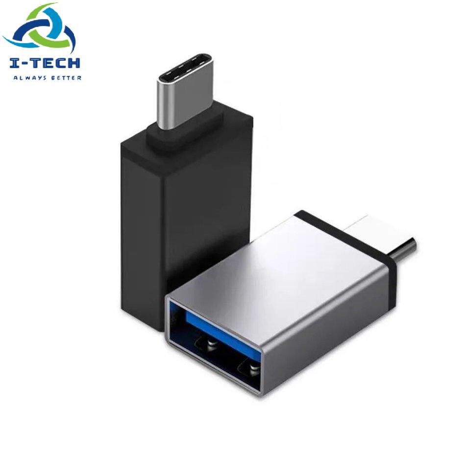 Đầu Chuyển Đổi Otg Micro Usb + Type C Cho Điện Thoại / Máy Tính