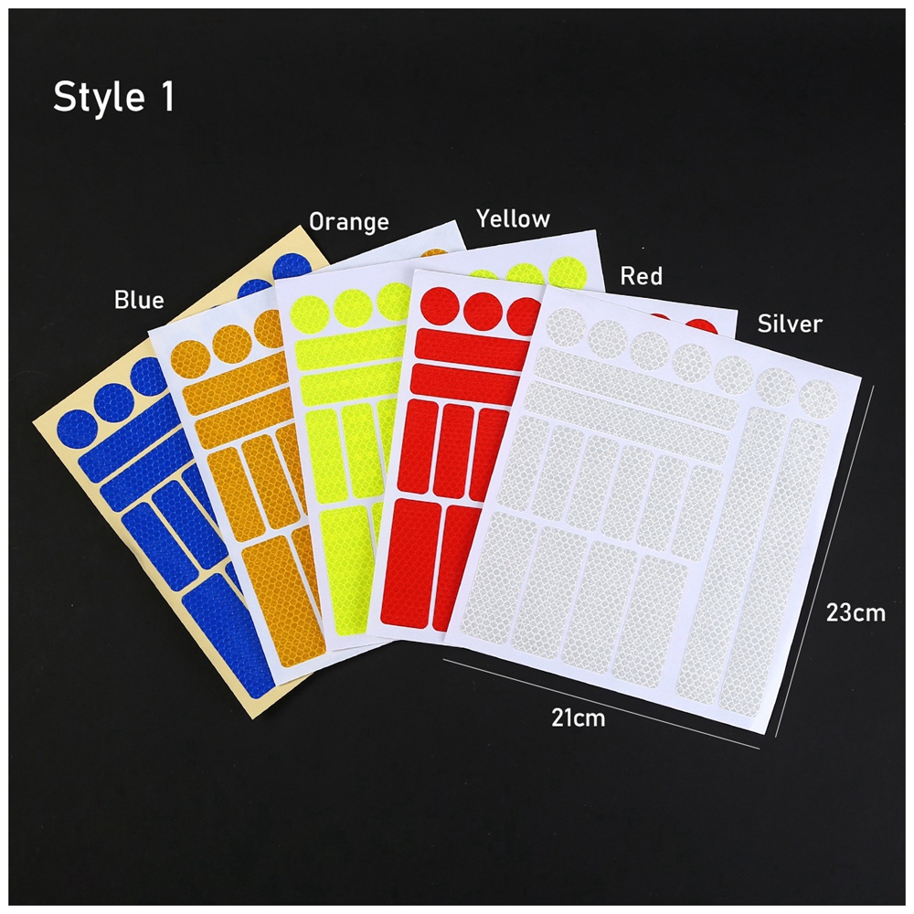 Sticker phản chiếu chống thấm nước nhiều màu bắt mắt giúp đi lại an toàn về đêm