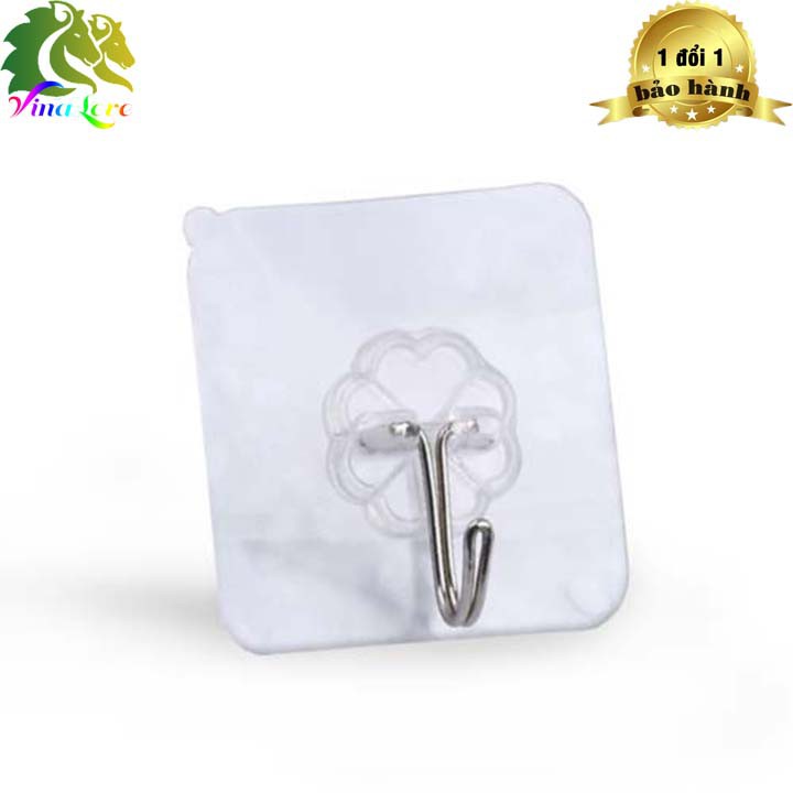 COMBO 10 Móc dán tường treo quần áo trong suốt siêu dính tường chịu lực siêu chắc siêu bền 10kg treo đồ dùng