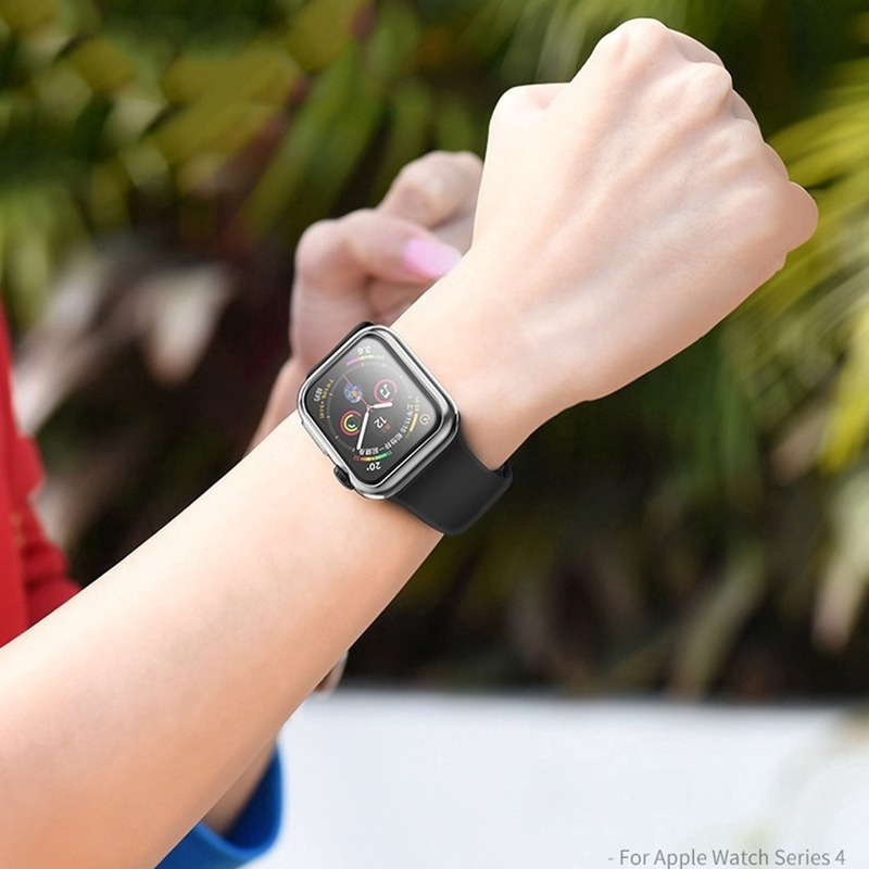 Ốp TPU silicon mềm bảo vệ mặt đồng hồ thông minh thích hợp cho Apple Watch 38mm 40mm 42mm 44mm Series 6 Se 5 4 3 2 1