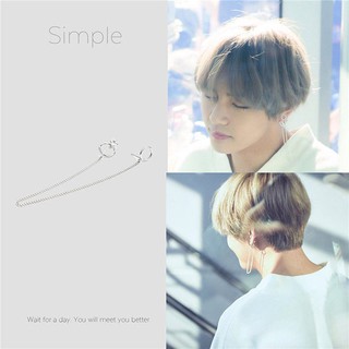 Khuyên tai V BTS ( Hàng có sẵn )