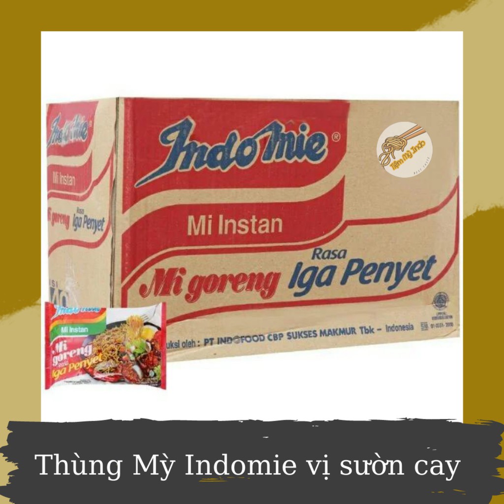 [Siêu Ngon] Thùng MÌ TRỘN INDOMIE/ MÌ XÀO KHÔ GORENG cực hấp dẫn đủ vị. | BigBuy360 - bigbuy360.vn