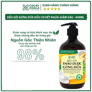 Dầu Gội Gừng trị rụng tóc Cocayhoala 500ml