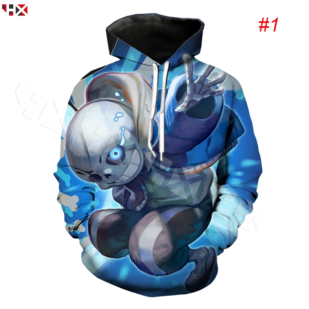 CLOOCL Undertale Sans Cartoon Cute 3D Print Casual Hoodies