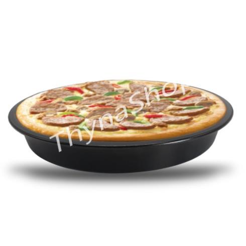 [Mã LIFEXANH03 giảm 10% đơn 500K] Khuôn Làm Bánh Pizza Chống Dính Cao Cấp Đường Kính 20cm Màu Đen Gold - Thyna Store