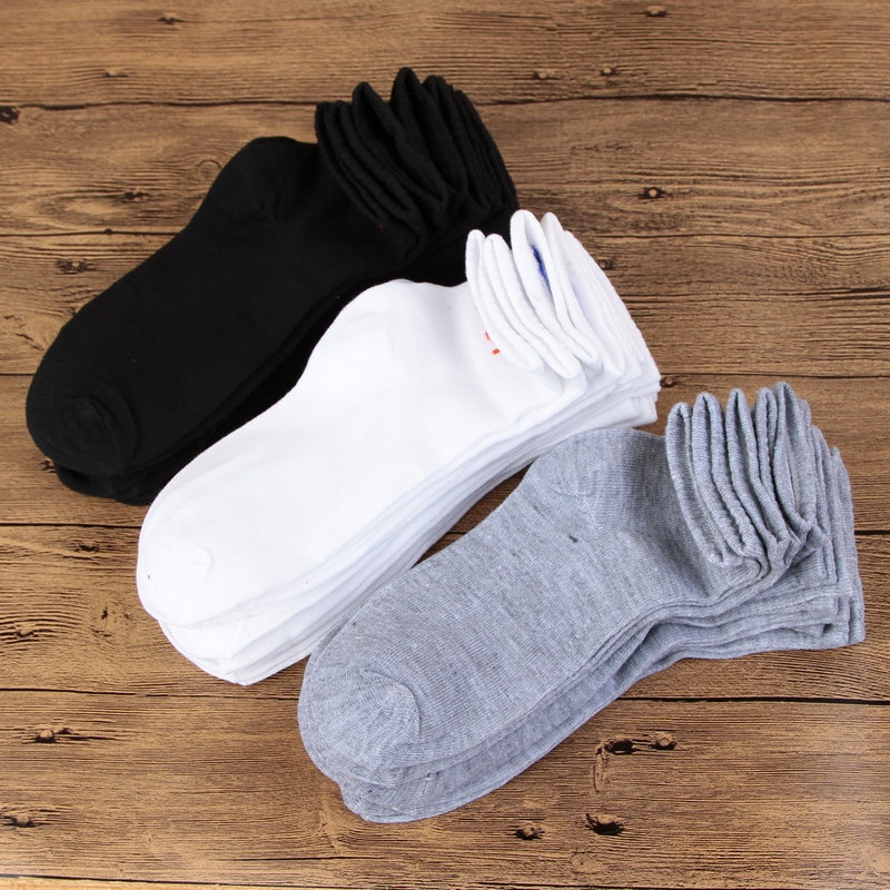 Vớ Thể Thao Cotton Thấm Hút Thoáng Khí Dành Cho Nam