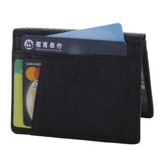 YINGSTAT Ví da mini siêu mỏng gập đôi