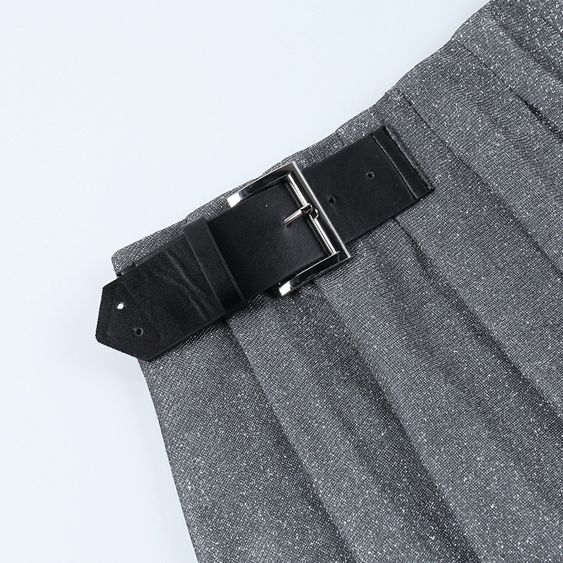 Chân Váy Midi Phối Nút Thiết Kế Hợp Thời Trang