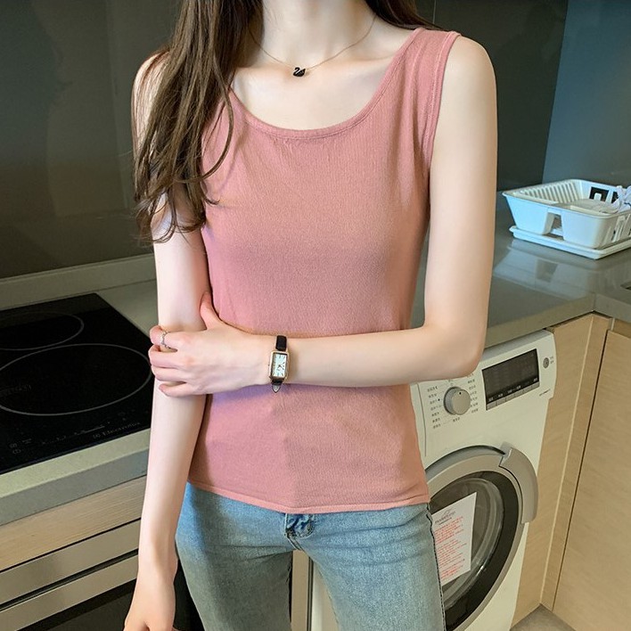 [Kèm Video SP] Áo Ba Lỗ Nữ Thun Tăm Cao Cấp Trơn Màu Basic Phong Cách Cá Tính Trẻ Trung Thời Trang Sugal TOP NU 020V2