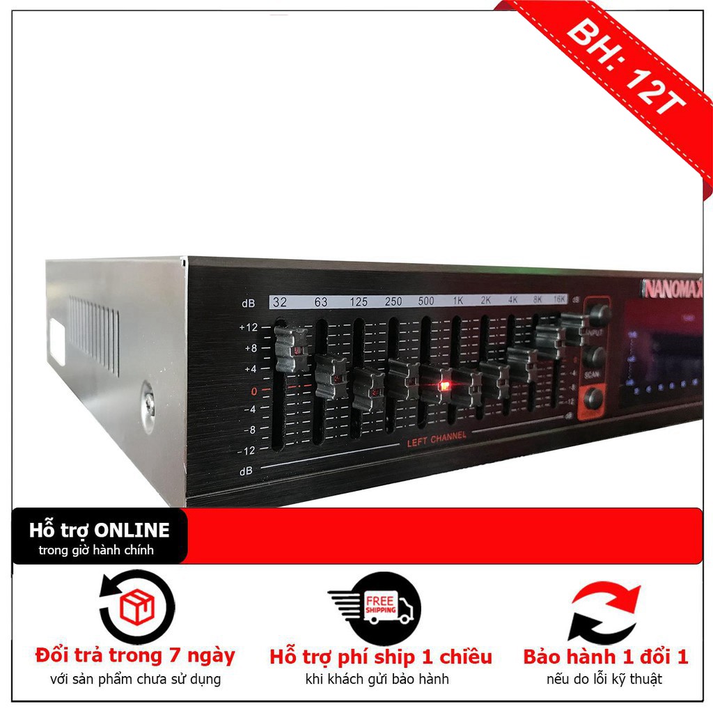 [ Giảm giá 10%] Đầu lọc xì Equalizer Nanomax EQ-665 - hàng chất lượng