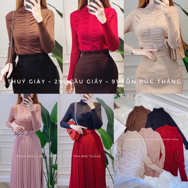 BÁN SỈ ÁO LEN RÚM BÈO CHO NỮ