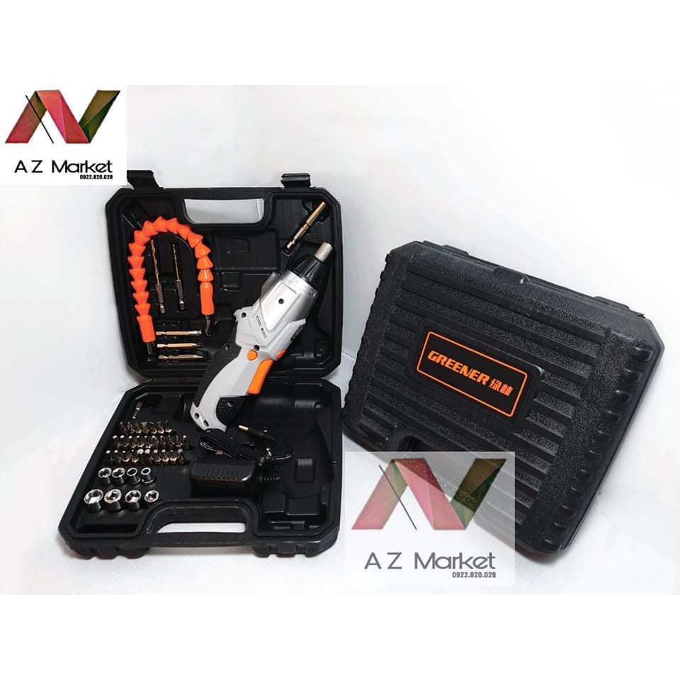 Greener-Máy vặn vít mini cầm tay có thể thay đổi hướng 5V siêu tiện lợi