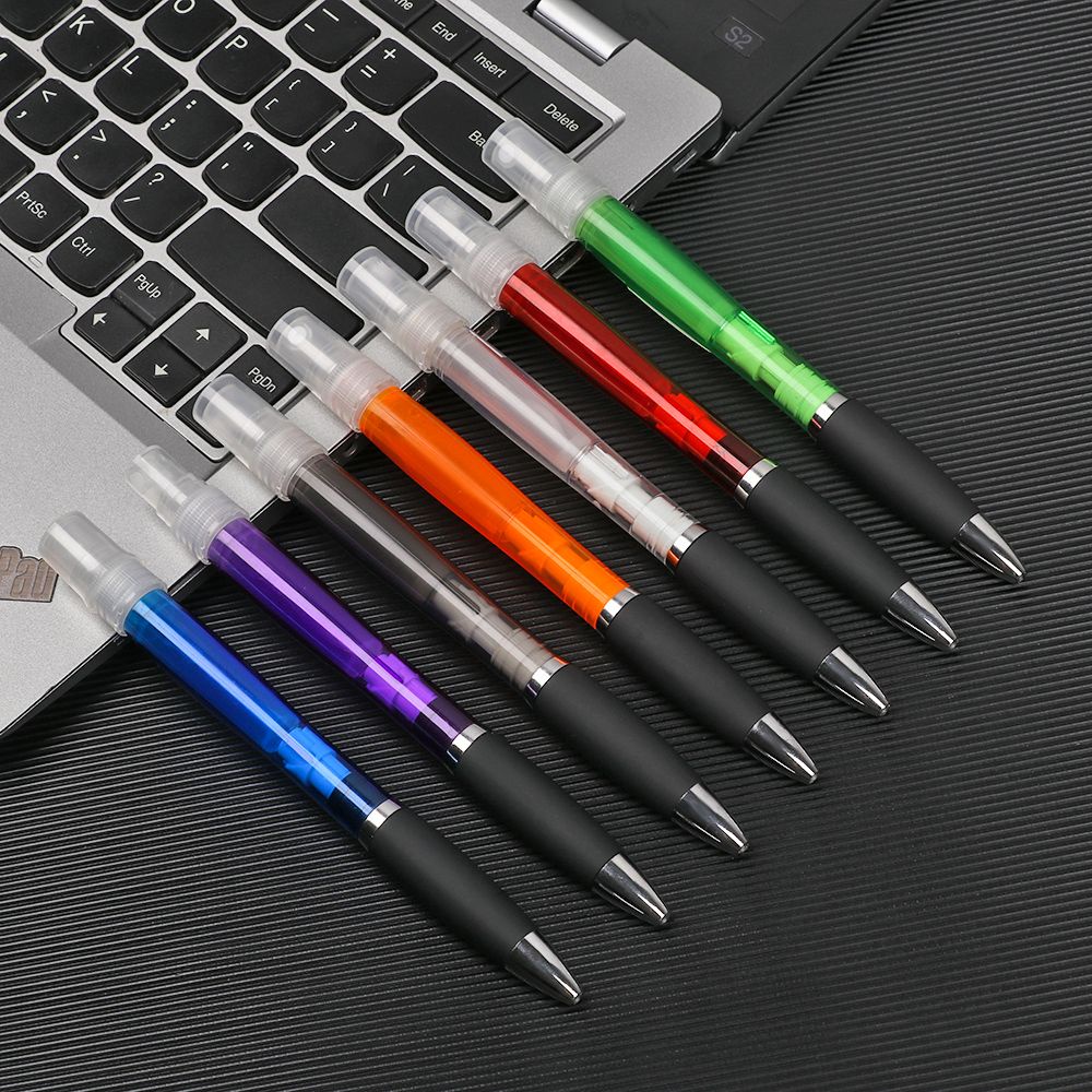 Bút bi mini kiêm bình xịt đựng gel sát khuẩn/nước hoa châm đầy lại được tiện lợi ở trường và văn phòng/đi du lịch