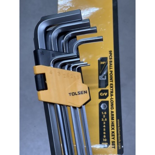 Bộ lục giác 9 đầu chìa hiệu tolsen