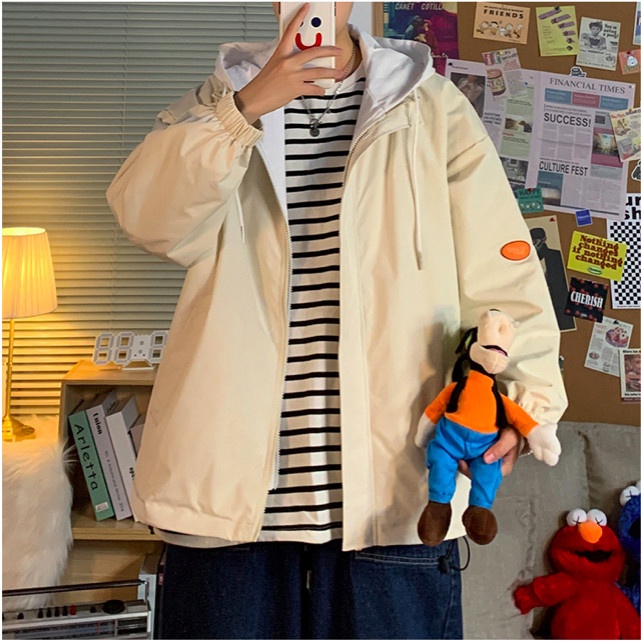 Áo dù nam cán dày 2 lớp đẹp,Áo khoác Gió Hottrend Cao Cấp