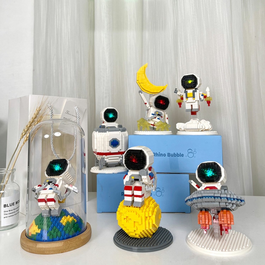 Mô hình Phi Hành Gia tự lắp ghép  - kèm ảnh thật chi tiết