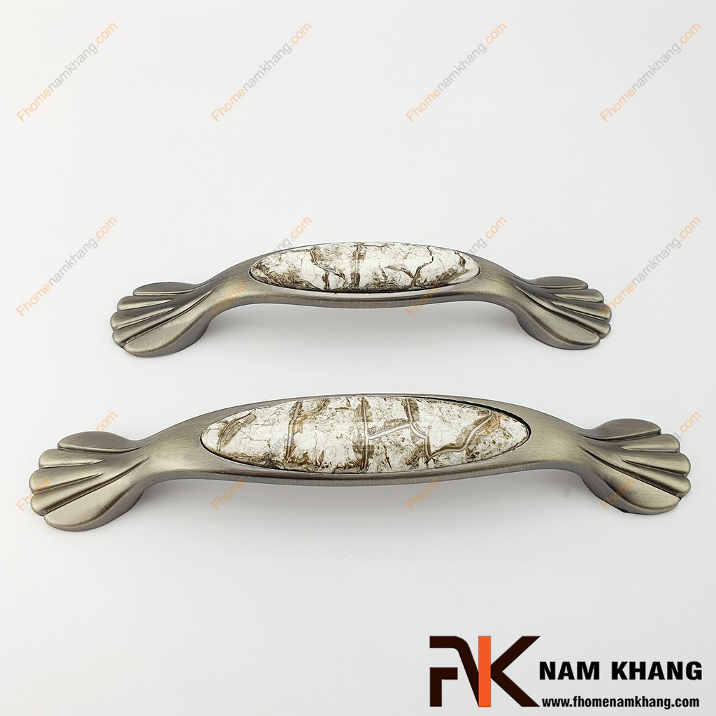 Tay nắm tủ màu ghi cổ điển NK019-GV ( Màu Ghi Xám)